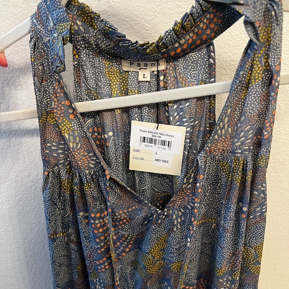 Paani Metallic Mini dress - Picture 2 of 3